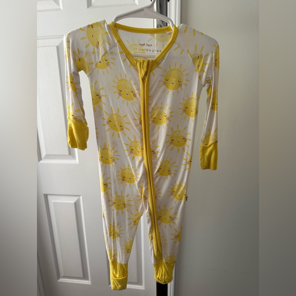 3-6 Months. Little Sleepies Zippy. Sunshine